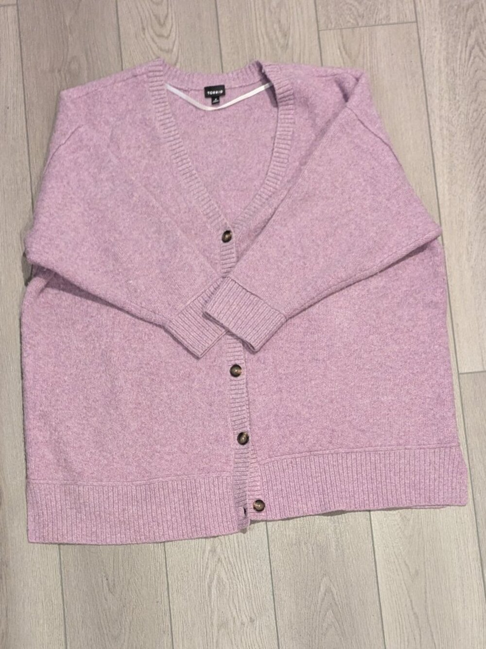 Vegan Cashmere V-Neck Cardigan